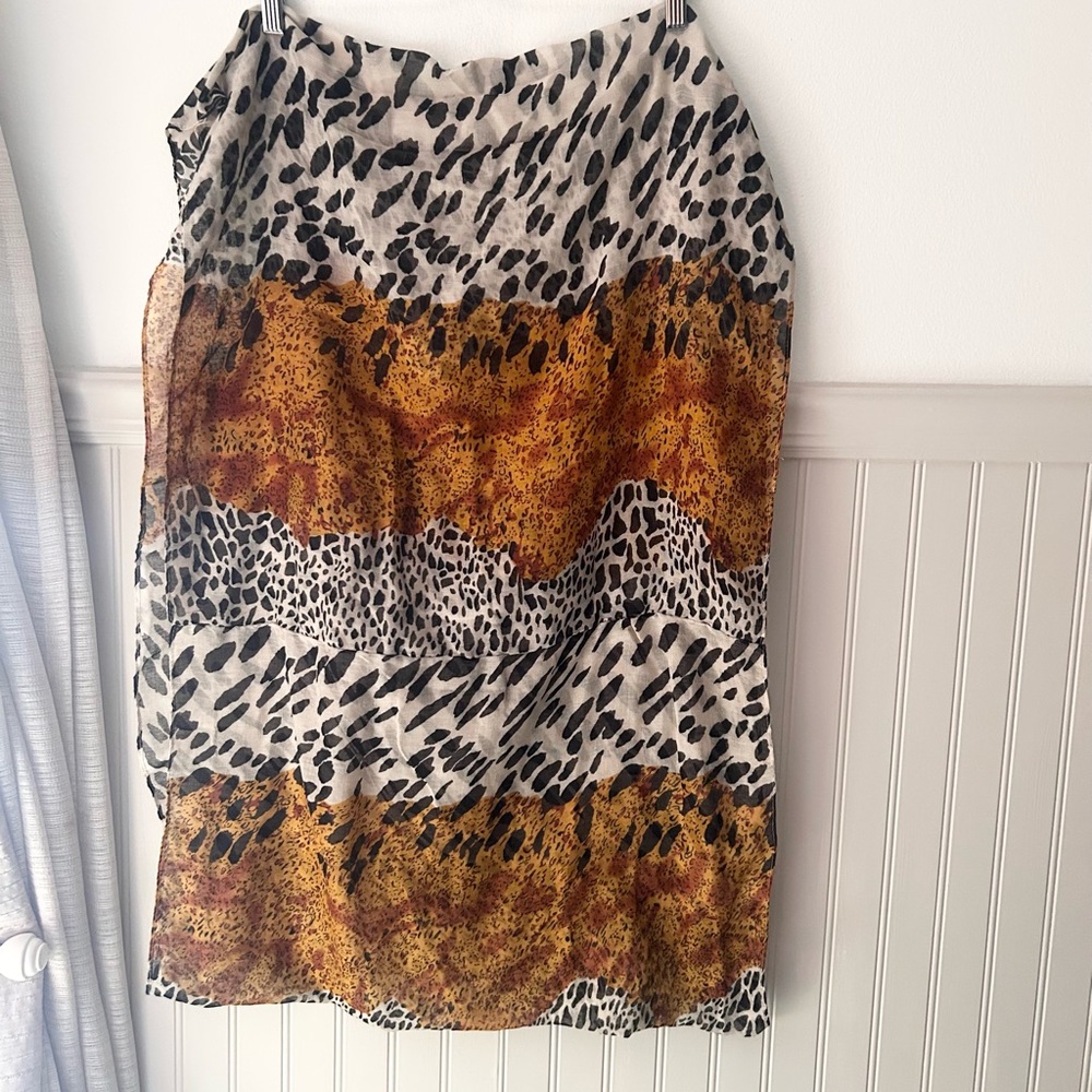 Animal Leopard Print Infinity Circle Scarf